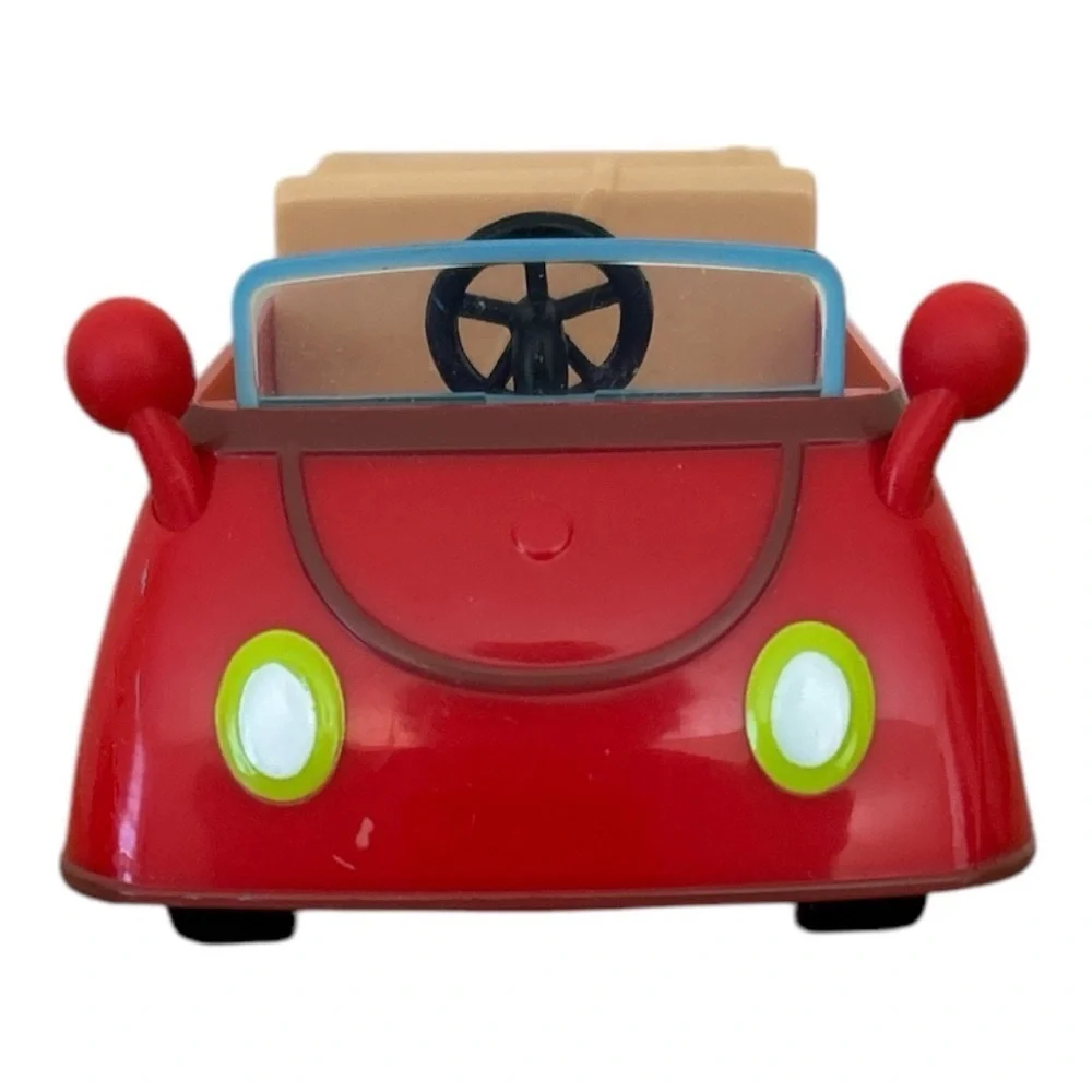 JAZWARES Peppa Pig Red Car Lot Of 7 Family & Friends Playset 2003